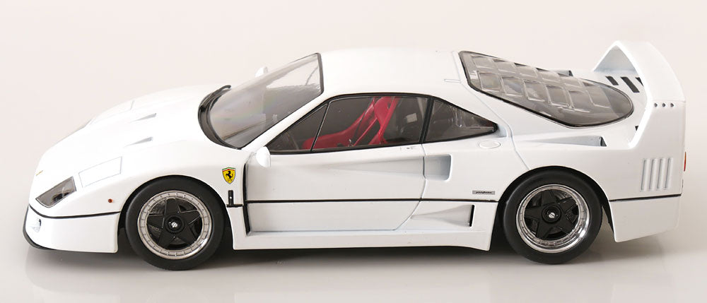 1/18 - Ferrari F40 Sultan of Brunei with Red Seats, white - KKDC180695 - KK Diecast