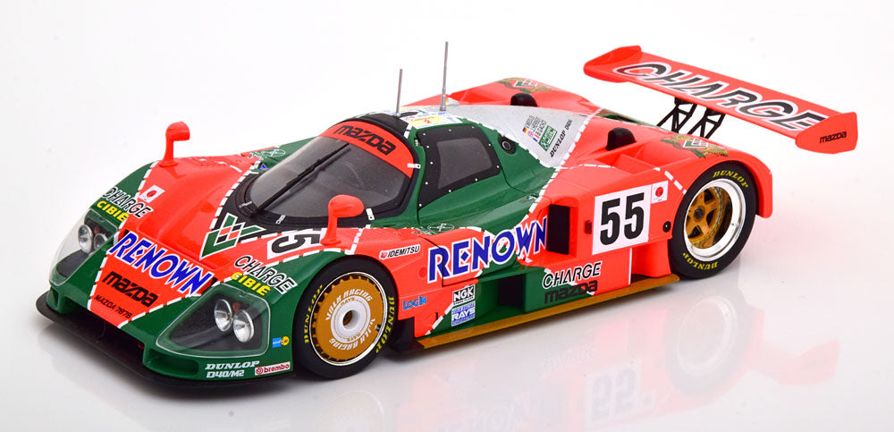 1/18 - 1991 Mazda 787B #55 Winner Le Mans, Weidler/Herbert/Gachot  - KK Scale