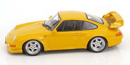 1/18 - Porsche 911 993 GT2 COUPE 1996 - CERCHI SPEEDLINE - SPEEDLINE RIMS - YELLOW - KK Diecast - KKDC181422S
