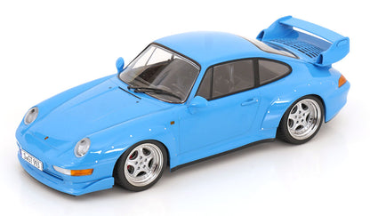 1/18 - Porsche 911 993 GT2 COUPE 1996 - CERCHI SPEEDLINE - SPEEDLINE RIMS - LIGHT BLUE - KK Diecast - KKDC181423S