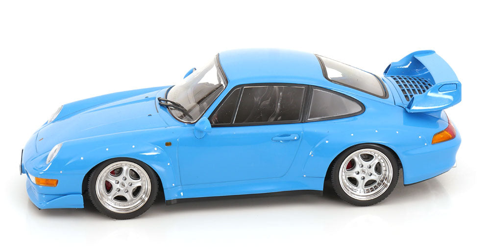 1/18 - Porsche 911 993 GT2 COUPE 1996 - CERCHI SPEEDLINE - SPEEDLINE RIMS - LIGHT BLUE - KK Diecast - KKDC181423S