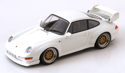1/18 - Porsche 911 993 GT2 COUPE 1996 - CERCHI BBS - BBS RIMS - WHITE - KK Diecast - KKDC181424B