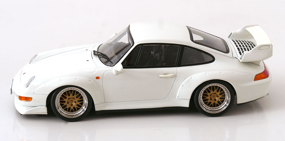 1/18 - Porsche 911 993 GT2 COUPE 1996 - CERCHI BBS - BBS RIMS - WHITE - KK Diecast - KKDC181424B