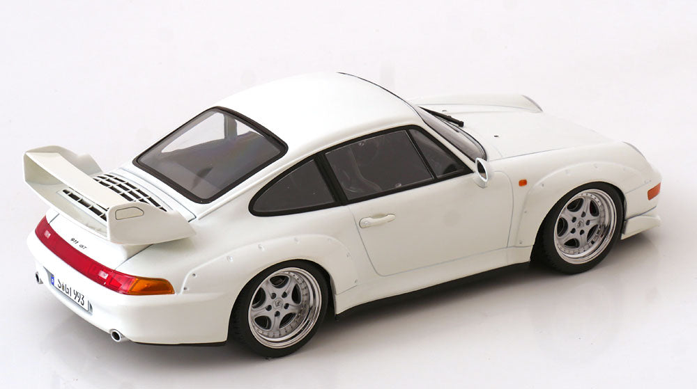 1/18 - Porsche 911 993 GT2 COUPE 1996 - CERCHI SPEEDLINE - SPEEDLINE RIMS - WHITE - KK Diecast - KKDC181424S