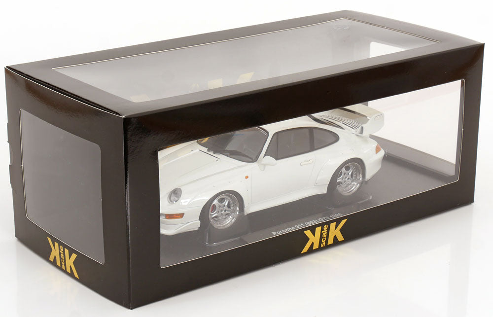 1/18 - Porsche 911 993 GT2 COUPE 1996 - CERCHI SPEEDLINE - SPEEDLINE RIMS - WHITE - KK Diecast - KKDC181424S