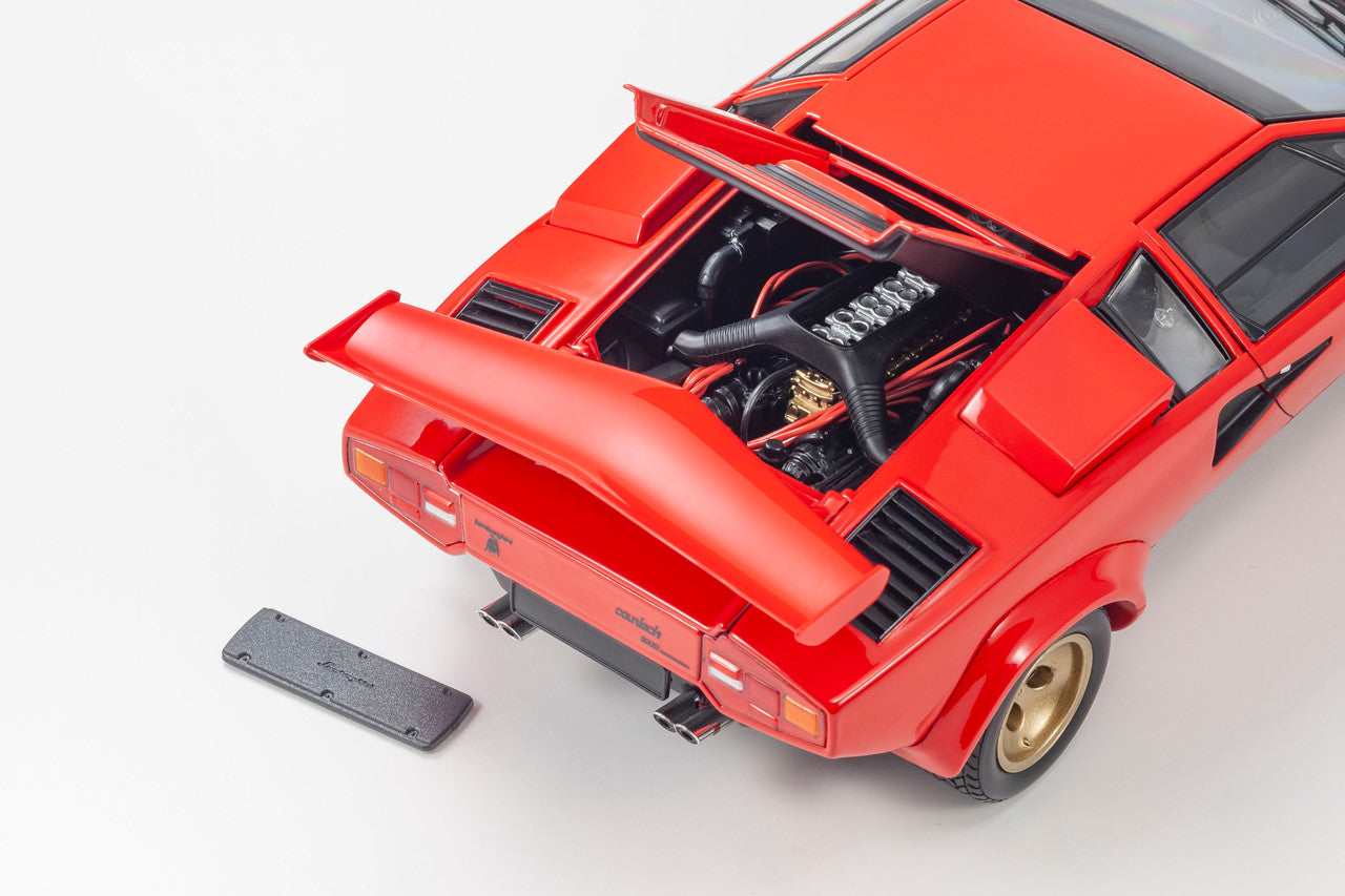 1/18 - Lamborghini Countach LP 5000 Quattrovalvole Red/Black interior - Kyosho - K08320RBKG