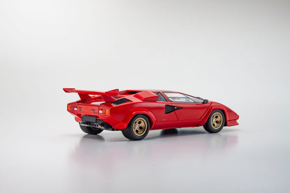 1/18 - Lamborghini Countach LP 5000 Quattrovalvole Red/Black interior - Kyosho - K08320RBKG