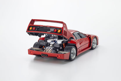 1/18 Ferrari F40 Light Blue Metallic / Red - Kyosho - 2 colour options