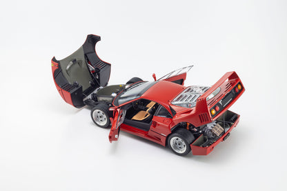 1/18 Ferrari F40 Light Blue Metallic / Red - Kyosho - 2 colour options