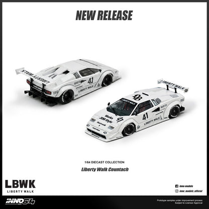 1/64 LIBERTY WALK COUNTACH With Chase Car chance - Inno64 - IN64-LBCOUNTACH-01