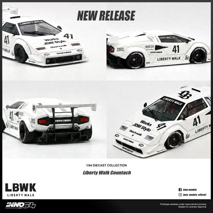 1/64 LIBERTY WALK COUNTACH With Chase Car chance - Inno64 - IN64-LBCOUNTACH-01