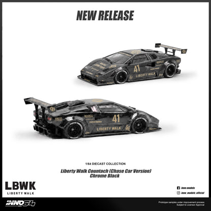 1/64 LIBERTY WALK COUNTACH With Chase Car chance - Inno64 - IN64-LBCOUNTACH-01