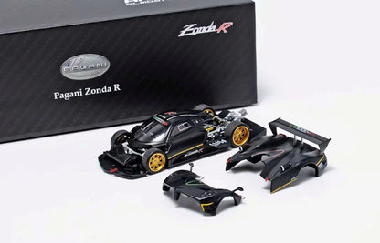 1/64 Pagani Zonda R in Carbon Fiber - MotorHelix/AR Box