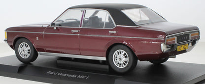 1/18 - Ford Granada MK1 Red/Black 1975 (RHD) (UK Exclusive 300pcs) - MCG 18467 - Model Car Group