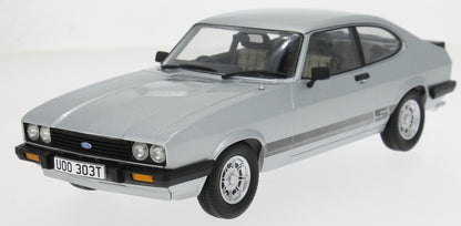 1/18 Ford Capri MKIII 3.0 S - Stato Silver RHD Bodie - UOO 303T - UK Special 500pcs - MCG  -  MCG 18797