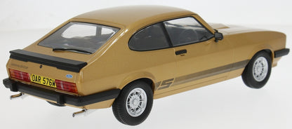 1/18 Ford Capri MKIII 3.0 S - Gold RHD Doyle - OAR 576W - UK Special 500pcs - MCG  -  MCG 18798