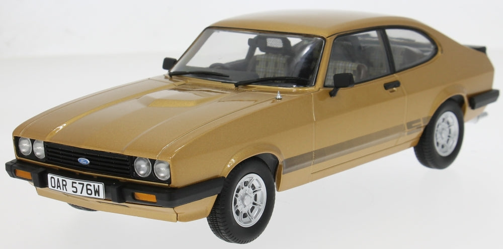 1/18 Ford Capri MKIII 3.0 S - Gold RHD Doyle - OAR 576W - UK Special 500pcs - MCG  -  MCG 18798
