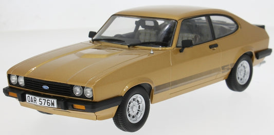 1/18 Ford Capri MKIII 3.0 S - Gold RHD Doyle - OAR 576W - UK Special 500pcs - MCG  -  MCG 18798