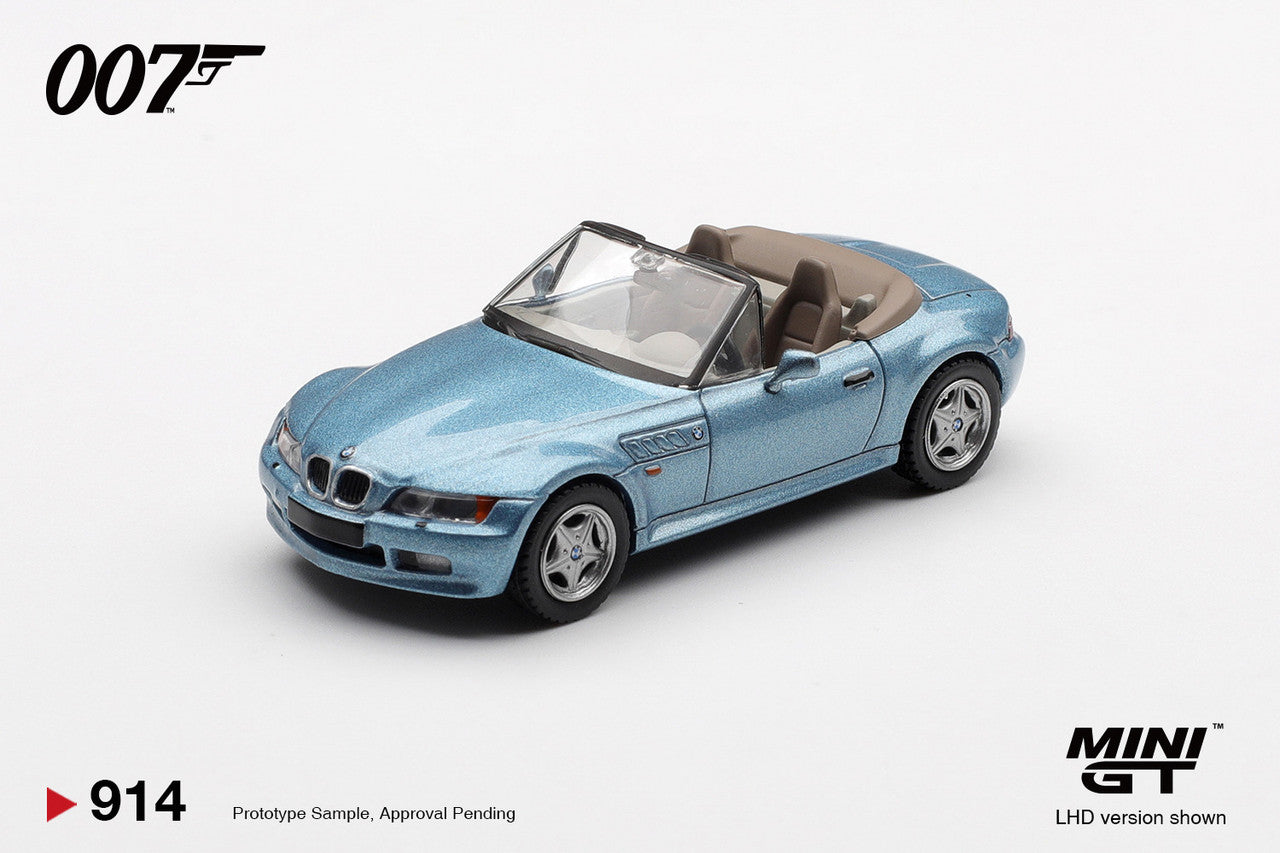 1/64 BMW Z3 GOLDENEYE (LHD) ENGLISH BLISTER PACKAGING - Mini GT - MGT00914-007E