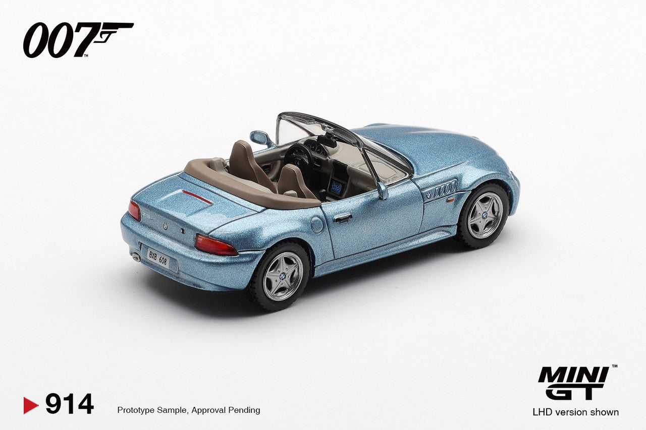1/64 BMW Z3 GOLDENEYE (LHD) ENGLISH BLISTER PACKAGING - Mini GT - MGT00914-007E