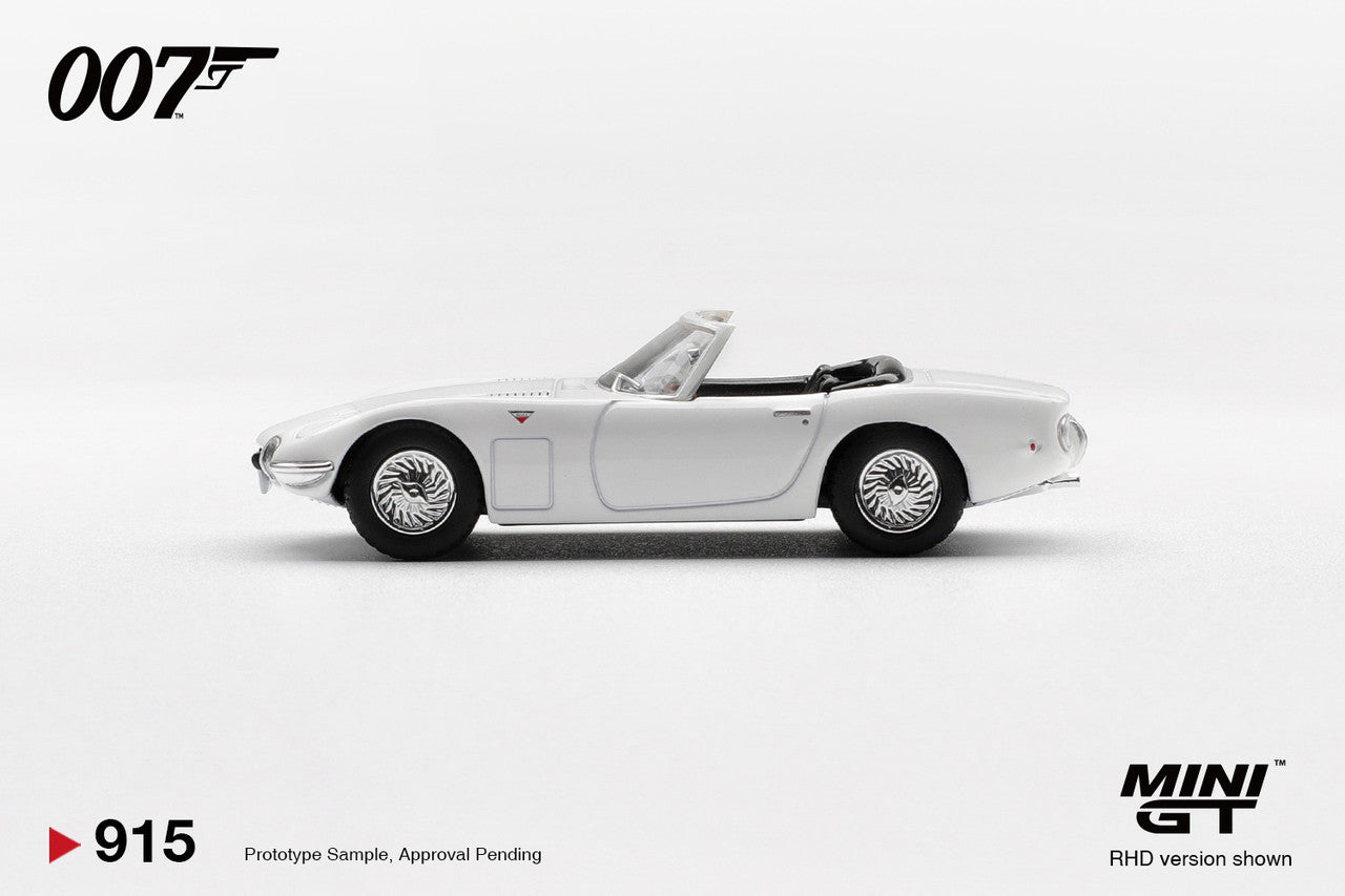 1/64 TOYOTA 2000GT ROADSTER YOU ONLY LIVE TWICE (RHD) ENGLISH BLISTER PACKAGING - Mini GT - MGT00915-007E