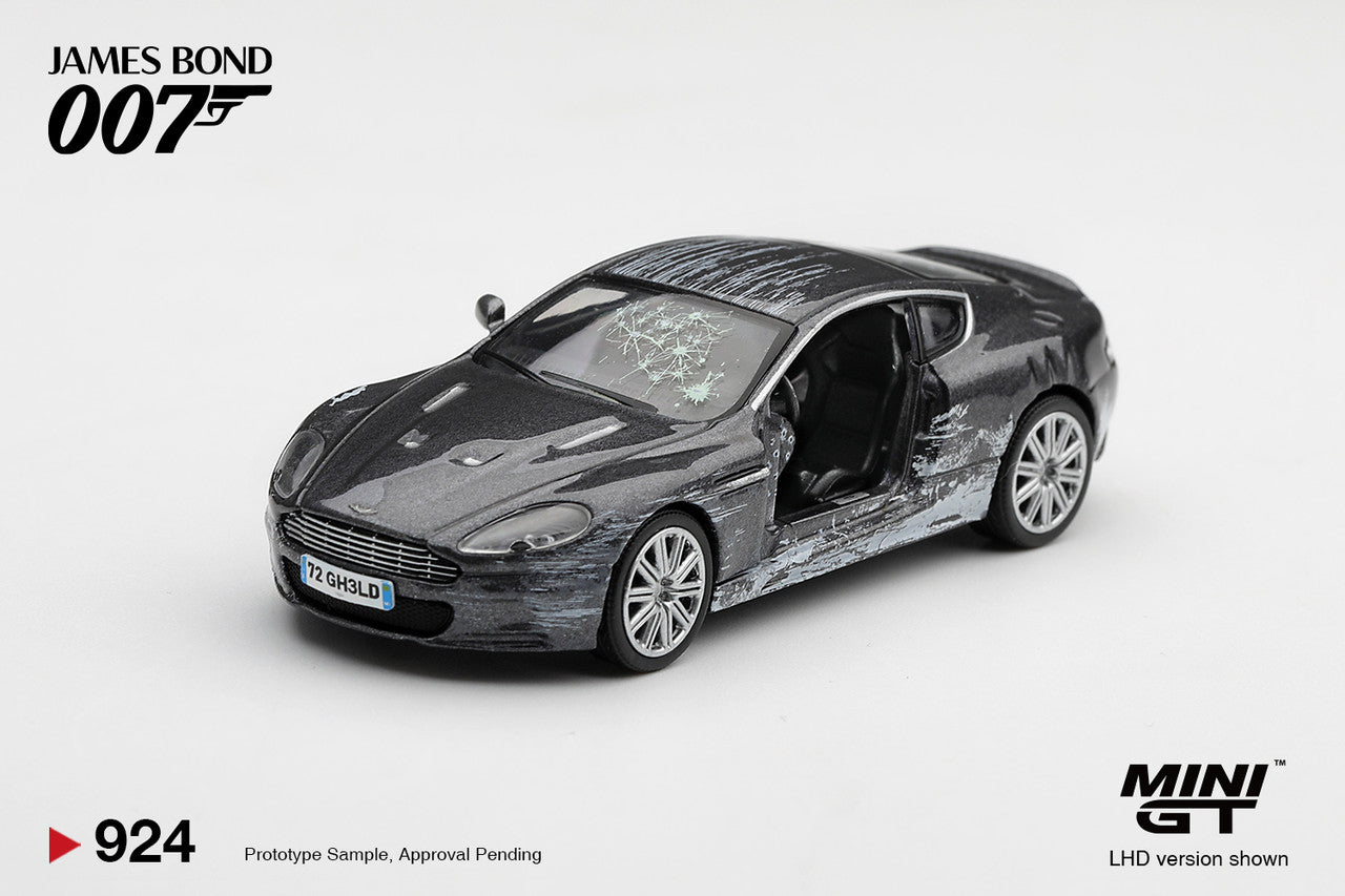 1/64 ASTON MARTIN DBS QUANTUM OF SOLACE (LHD) ENGLISH BLISTER PACKAGING - MiniGT - MGT00924-007E