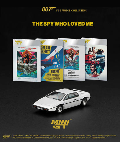 1/64  LOTUS ESPRIT S1 THE SPY WHO LOVED ME (RHD) ENGLISH BLISTER PACKAGING - MiniGT - MGT00925-007E