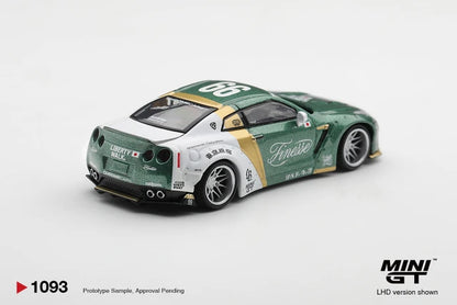 1/64 NISSAN GT-R (R35) LB WORKS TYPE 1 CUSTOM DUCKTAIL AUTO FINESSE (LHD)  - Mini GT - MGT01093