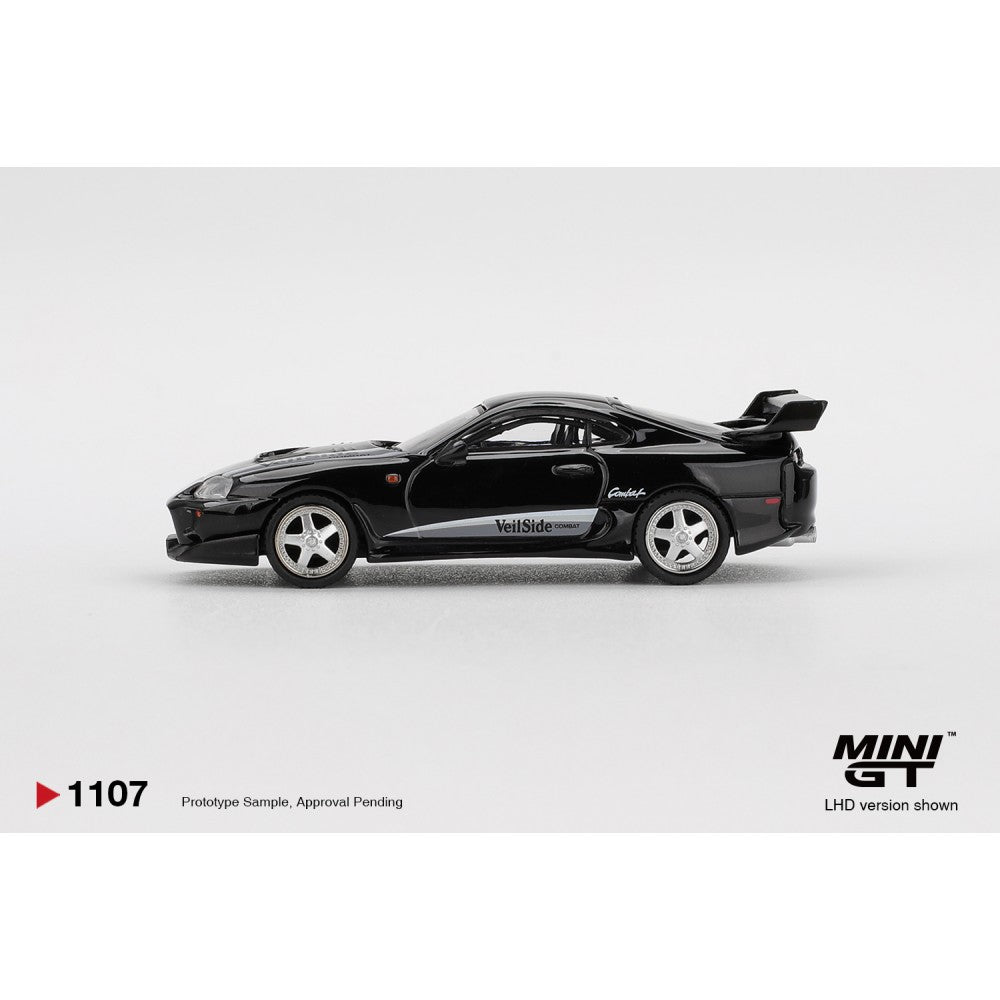 1/64  TOYOTA SUPRA VEILSIDE COMBAT V-II BLACK  - MiniGT - MGT011107