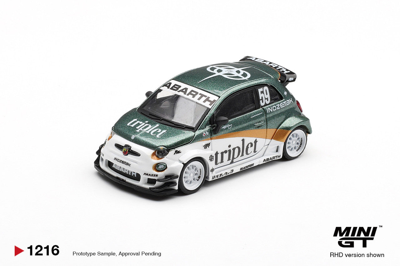 1/64 -  ABARTH 595 LB-WORKS TY EDITION (RHD) - MiniGT - MGT01216
