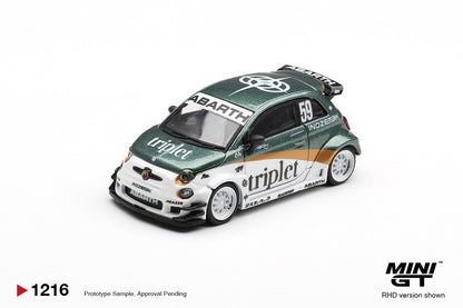1/64 -  ABARTH 595 LB-WORKS TY EDITION (RHD) - MiniGT - MGT01216