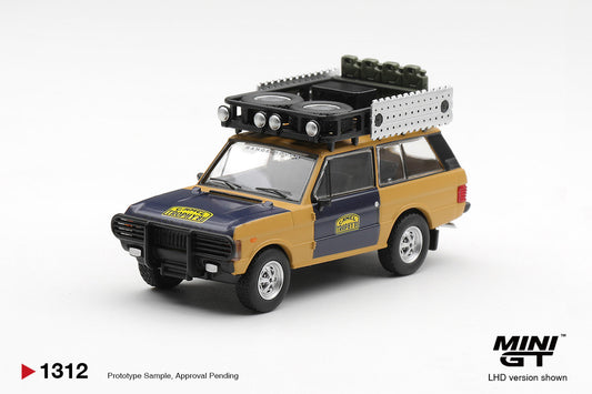 1/64 RANGE ROVER 1981 CAMEL TROPHY SUMATRA H.FISCHER AND W.BAYS - Mini GT - MGT01312