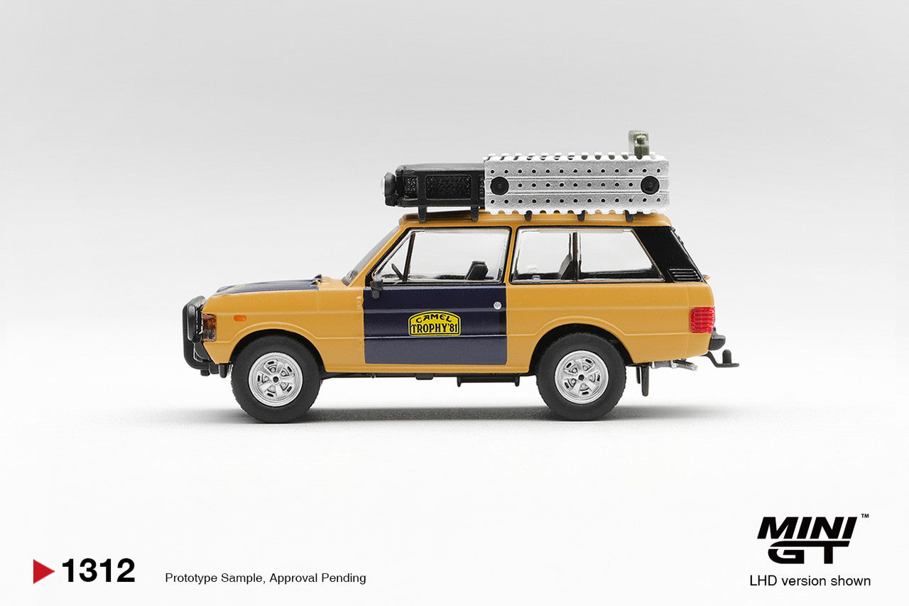 1/64 RANGE ROVER 1981 CAMEL TROPHY SUMATRA H.FISCHER AND W.BAYS - Mini GT - MGT01312