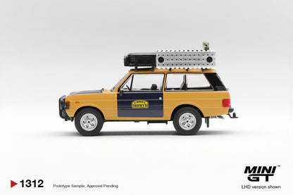 1/64 RANGE ROVER 1981 CAMEL TROPHY SUMATRA H.FISCHER AND W.BAYS - Mini GT - MGT01312