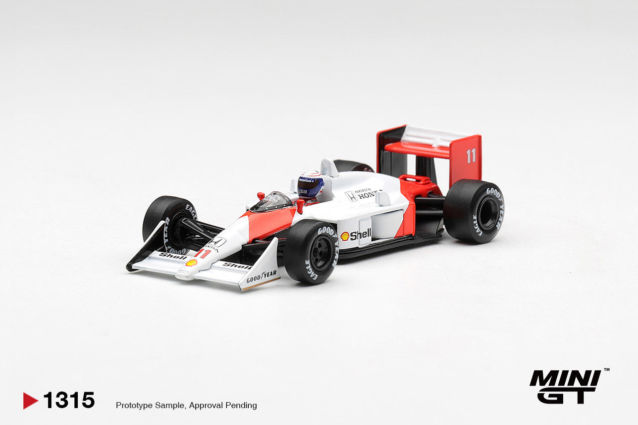 1/64  MCLAREN MP4/4 NO.11 ALAIN PROST 1988 CANADIAN GRAND PRIX 2ND PLACE - Mini GT - MGT01315