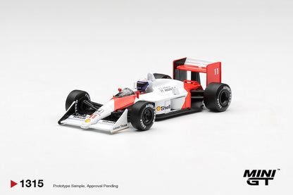 1/64  MCLAREN MP4/4 NO.11 ALAIN PROST 1988 CANADIAN GRAND PRIX 2ND PLACE - Mini GT - MGT01315
