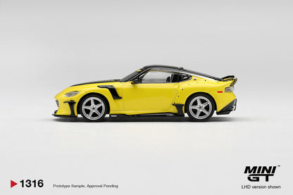 1/64 NISSAN Z VEILSIDE FFZ400 IKAZUCHI YELLOW - Mini GT - MGT01316