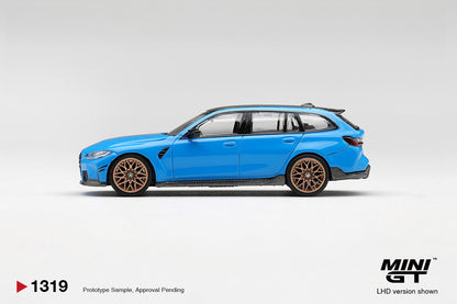 1/64 BMW M3 M PERFORMANCE TOURING RIVIERA BLUE - Mini GT - MGT01319