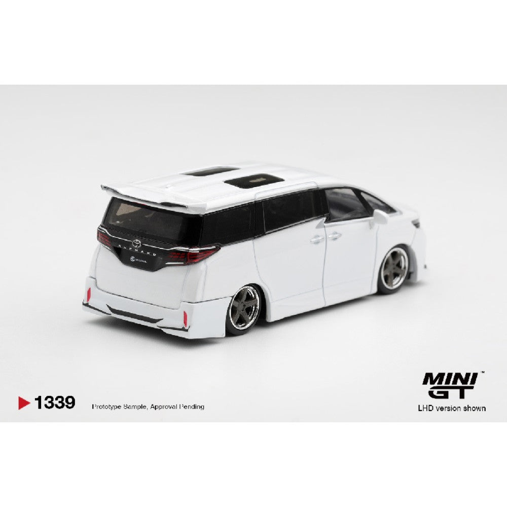 1/64 TOYOTA ALPHARD 40 KUHL WHITE (RHD) - Mini GT - MGT01339