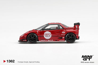 1/64 MAZDA AZ-1 LIBERTY WALK LB40 LB-HINOMARU RED (RHD) - Mini GT - MGT01362