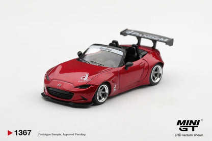 1/64 MAZDA MIATA MX-5 (ND) PANDEM KODO RED (RHD)  - Mini GT - MGT01367