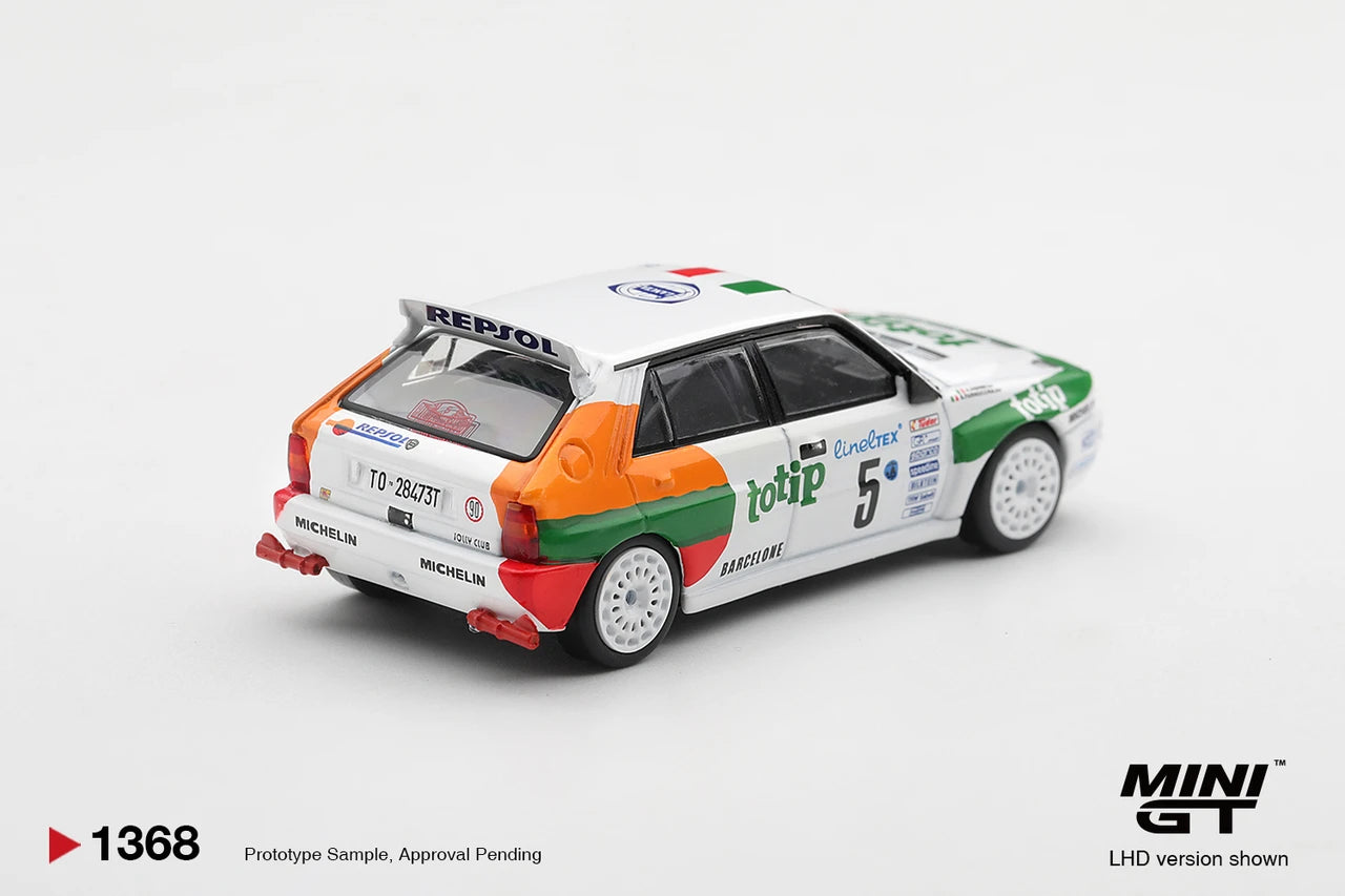 1/64 LANCIA DELTA HF INTEGRALE EVOLUZIONE NO.5 1993 RALLYE MONTE-CARLO  - Mini GT - MGT01368