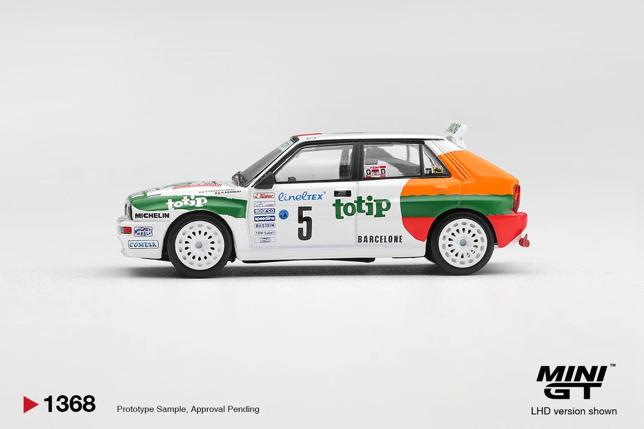 1/64 LANCIA DELTA HF INTEGRALE EVOLUZIONE NO.5 1993 RALLYE MONTE-CARLO  - Mini GT - MGT01368