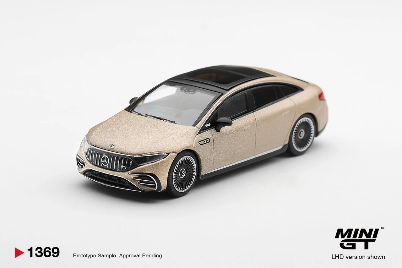 1/64 MERCEDES-AMG EQS 53 GOLD - Mini GT - MGT01369