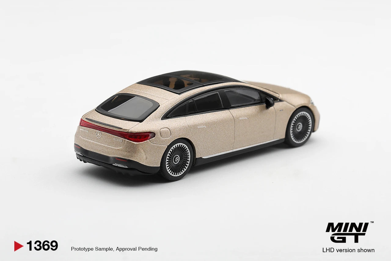 1/64 MERCEDES-AMG EQS 53 GOLD - Mini GT - MGT01369