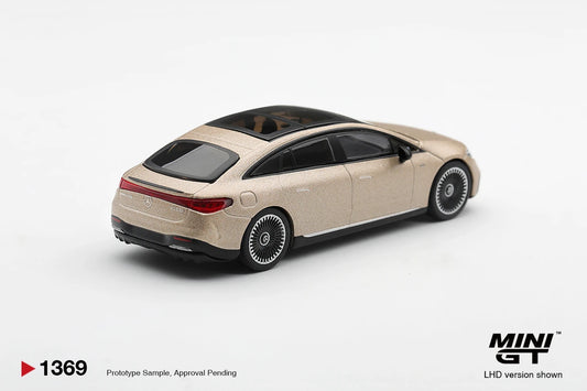 1/64 MERCEDES-AMG EQS 53 GOLD - Mini GT - MGT01369
