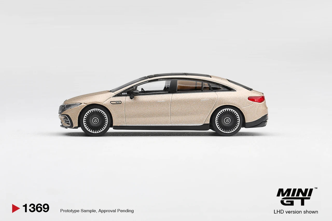 1/64 MERCEDES-AMG EQS 53 GOLD - Mini GT - MGT01369