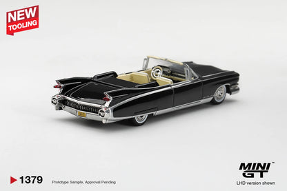 1/64 CADILLAC ELDORADO BIARRITZ 1959 BLACK - Mini GT - MGT01379 ***Pre Order***