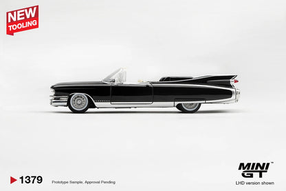 1/64 CADILLAC ELDORADO BIARRITZ 1959 BLACK - Mini GT - MGT01379 ***Pre Order***