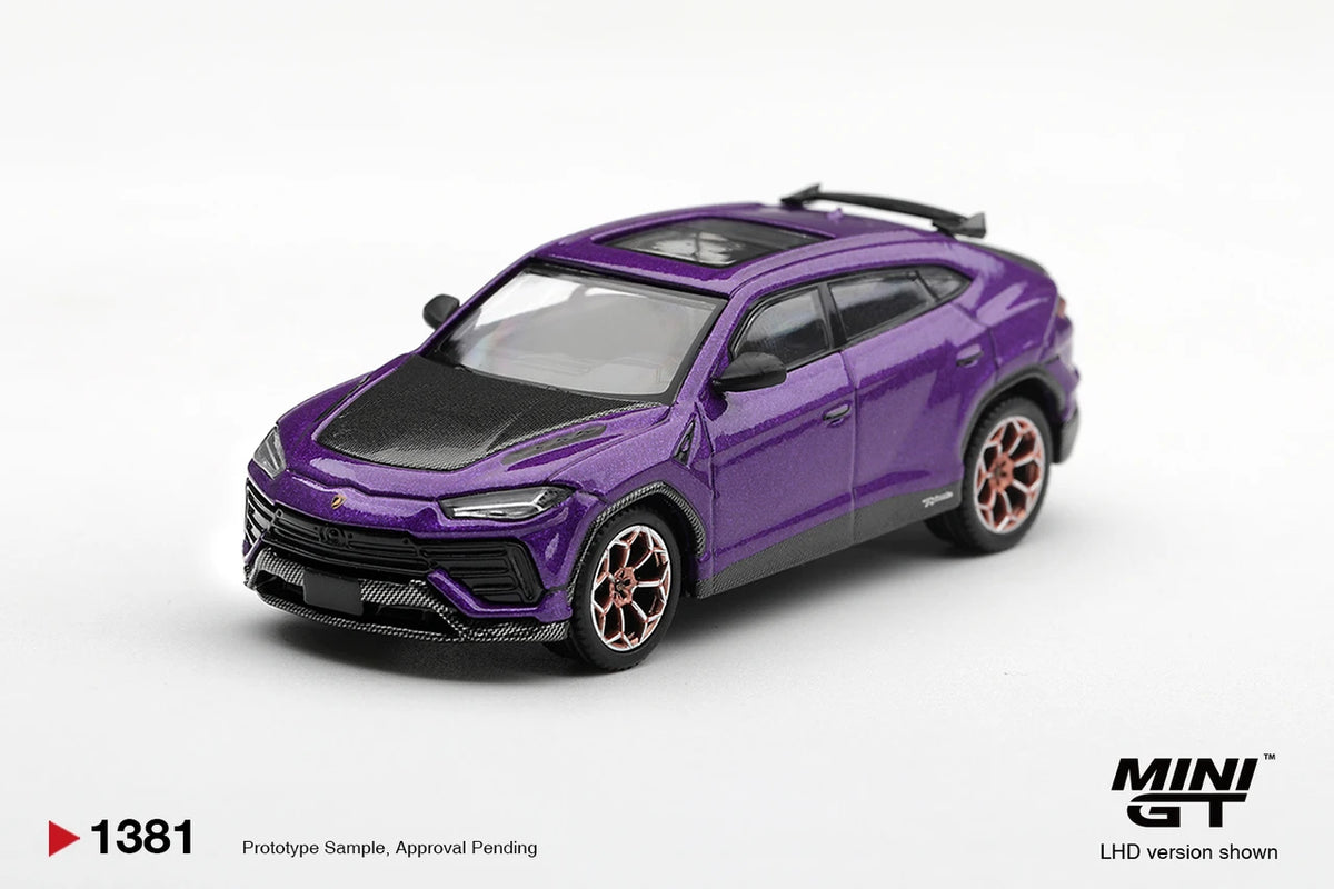 1/64 LAMBORGHINI URUS PERFORMANTE VIOLA PASIFAE - Mini GT - MGT01381 ***Pre Order***